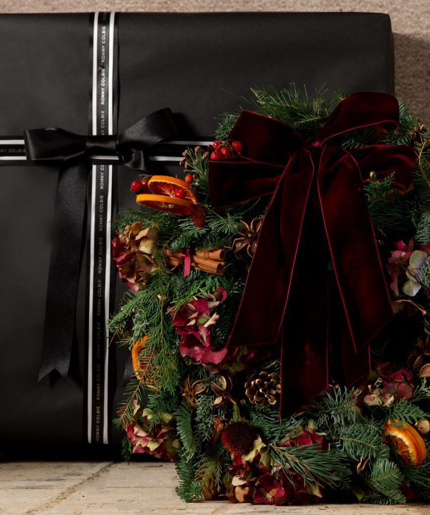 Love Actually Christmas Wreath by Ronnie Colbie