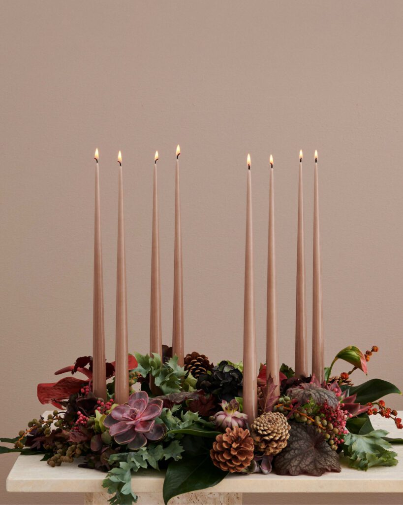 Ester and Eric Tall Tapered Candles for Christmas