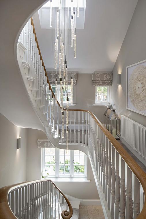 Gorgeous Staircase Design and Landing Interior
