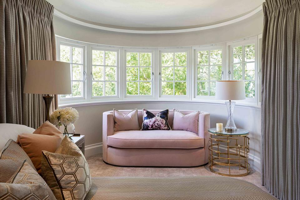 Curved Bay Window with Luxury Bespoke Furniture